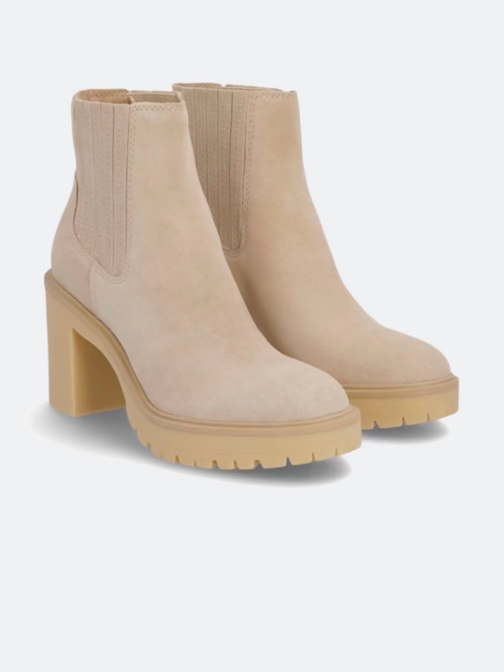 Dolce Vita Caster H2O Leather Cream Bootie. Size 6